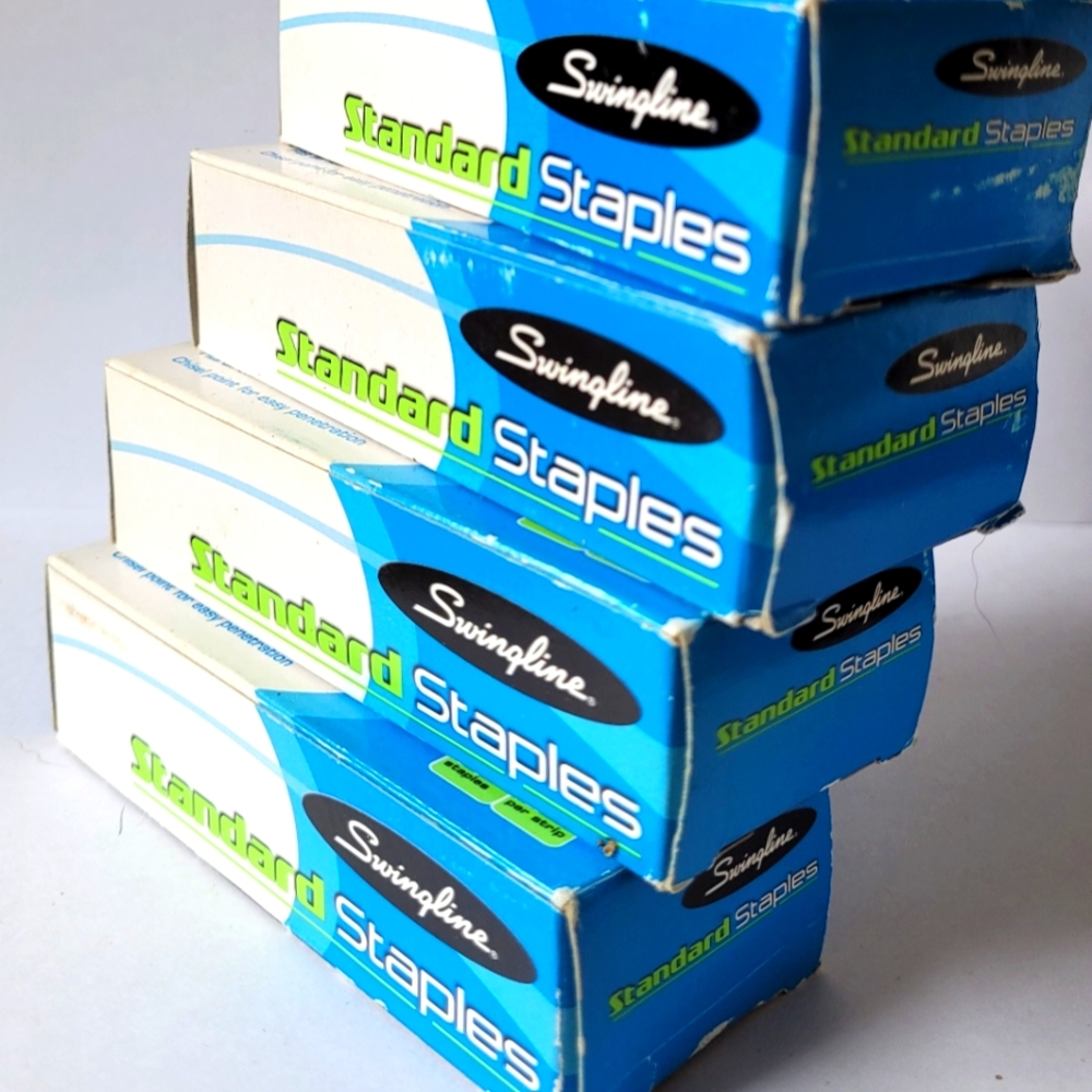 Swingline,standard staples 5000/box 210/strip 4 boxs